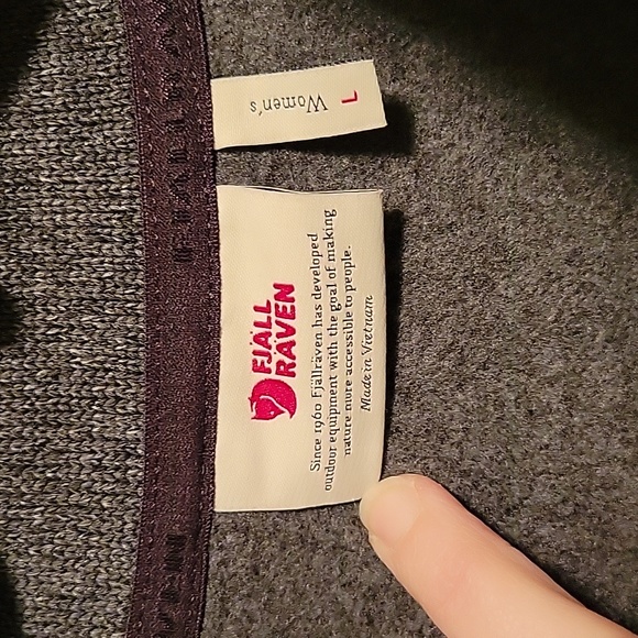 Fjallraven Women's Ovik lightweight Fleece Half Zipper size L ! - Picture 3 of 9